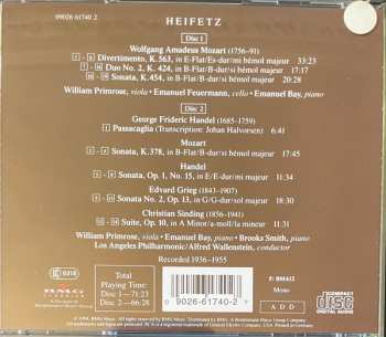 2CD/Dobozkészlet Edvard Grieg: The Heifetz Chamber Music Collection I
