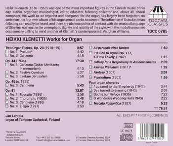 CD Jan Lehtola: Works For Organ