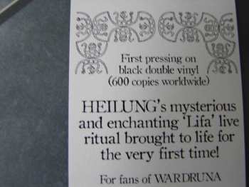 2LP Heilung: Lifa (Heilung Live At Castlefest) LTD