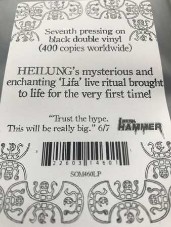 2LP Heilung: Lifa (Heilung Live At Castlefest) LTD