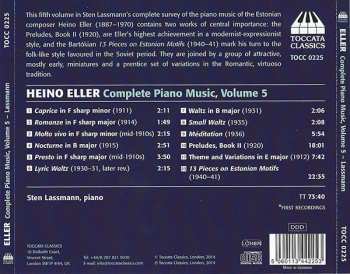 CD Sten Lassmann: Complete Piano Music Volume Five