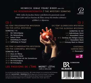 2CD Heinrich Ignaz Franz Biber: Die Rosenkranzsonaten - The Mystery Sonatas DLX