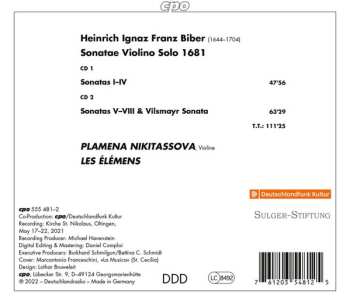 2CD Heinrich Ignaz Franz Biber: Sonatae Violino Solo 1681
