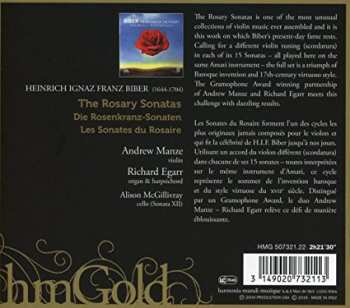 2CD Heinrich Ignaz Franz Biber: The Rosary Sonatas / Die Rosenkranz Sonaten / Les Sonates Du Rosaire 