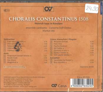 CD Heinrich Isaac: Choralis Constantinus 1508 (Heinrich Isaac In Konstanz)