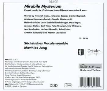 CD Claudio Monteverdi: Mirabile Mysterium