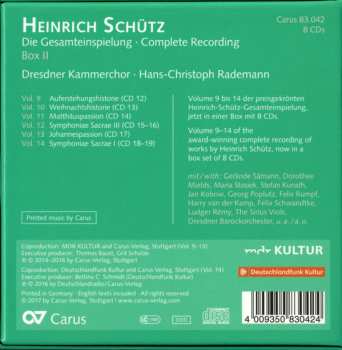 8CD/Dobozkészlet Heinrich Schütz: Die Gesamteinspielung, Box II