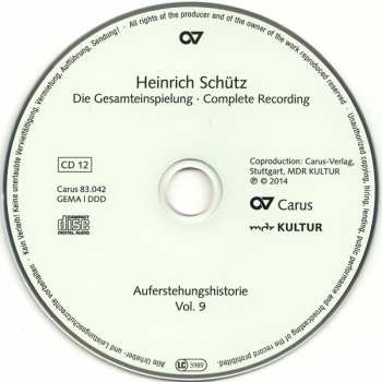 8CD/Dobozkészlet Heinrich Schütz: Die Gesamteinspielung, Box II