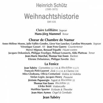 CD Heinrich Schütz: Weihnachtshistorie