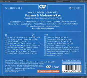 2CD/Dobozkészlet Heinrich Schütz: Psalmen & Friedensmusiken