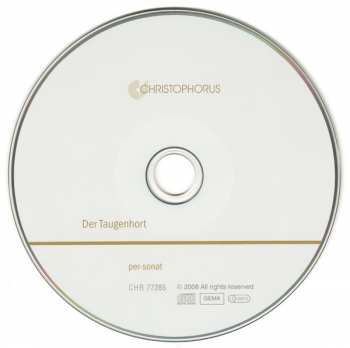 CD Per-Sonat: Der Taugenhort: Mystical Reflections In The Middle Ages