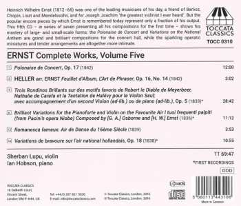 CD Ian Hobson: Complete Works, Volume Five