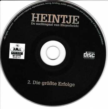 3CD/Dobozkészlet Heintje: De Nachtegaal Van Bleyerheide - Het Allerbeste, Die Größte Erfolge, The Best Of All