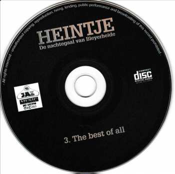 3CD/Dobozkészlet Heintje: De Nachtegaal Van Bleyerheide - Het Allerbeste, Die Größte Erfolge, The Best Of All