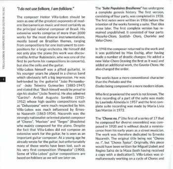 SACD Heitor Villa-Lobos: Complete Solo Guitar Music