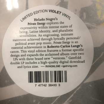 2LP Helado Negro: Private Energy LTD | CLR