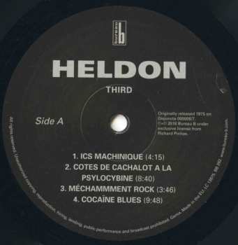 2LP Heldon: Third (It's Always Rock 'n' Roll)