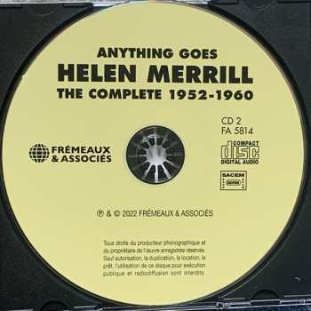 4CD/Dobozkészlet Helen Merrill: Anything Goes (The Complete 1952-1960)