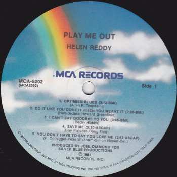 LP Helen Reddy: Play Me Out