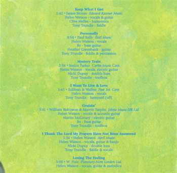 CD Helen Watson: Doffing