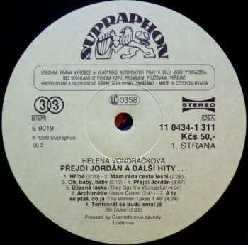 LP Helena Vondráčková: Přejdi Jordán A Další Hity