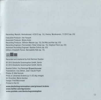 2CD Johannes Brahms: Concertos