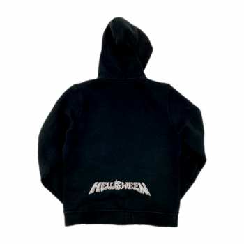Merch Helloween: Mikina Se Zipem Pumpkin & Logo Helloween Deluxe S