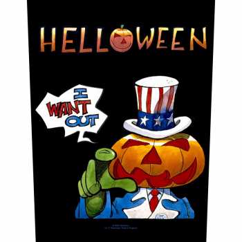 Merch Helloween: Hátfelvarró I Want Out