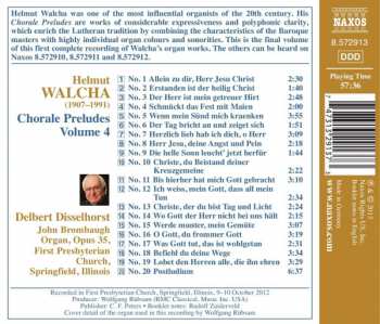 CD Helmut Walcha: Choral Preludes・4 = コラール前奏曲集 第4集