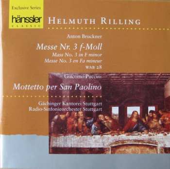Album Giacomo Puccini: Messe Nr. 3 F-Moll / Mottetto Per San Paolino
