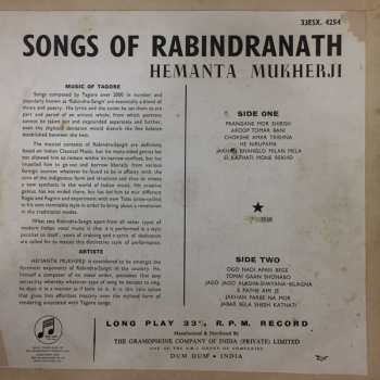 LP Hemanta Mukherjee: Songs Of Rabindranath