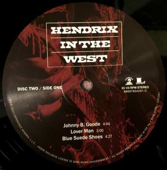 2LP Jimi Hendrix: Hendrix In The West