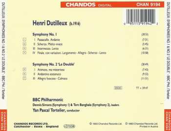 CD Henri Dutilleux: Symphony No. 1 / Symphony No. 2 'Le Double'
