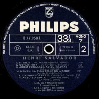 LP Henri Salvador: Les Grandes Chansons