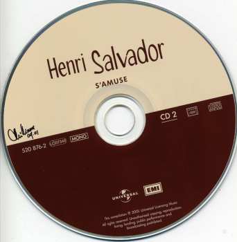 2CD Henri Salvador: Ses Plus Grandes Chansons