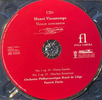 3CD/Dobozkészlet Henri Vieuxtemps: Complete Violin Concertos