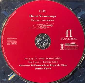 3CD/Dobozkészlet Henri Vieuxtemps: Complete Violin Concertos