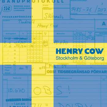 2LP Henry Cow: Stockholm & Göteborg