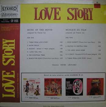 LP Francis Lai: Love Story - Music Of The Movie