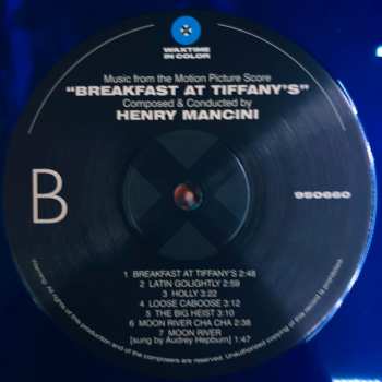 LP Henry Mancini: Breakfast At Tiffany's (Music From The Motion Picture Score) LTD | CLR
