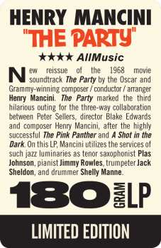 LP Henry Mancini: The Party (Music From The Film Score) LTD