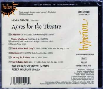 CD The Parley Of Instruments: Ayres For The Theatre: Abdelazer • The Gordian Knot Unty'd • Bonduca • Timon Of Athens • The Virtuous Wife