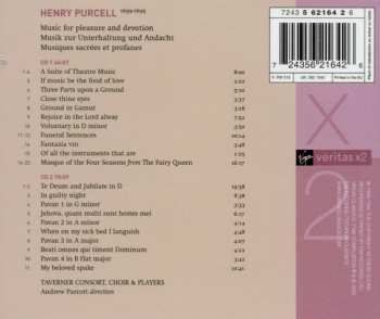 2CD Henry Purcell: Music For Pleasure And Devotion