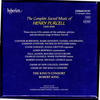 11CD/Dobozkészlet Henry Purcell: The Complete Sacred Music Of Henry Purcell
