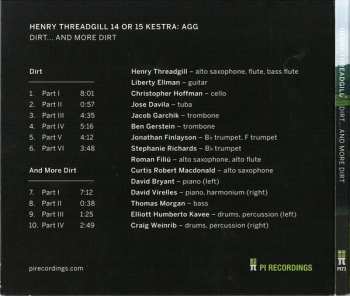 CD Henry Threadgill 14 Or 15 Kestra: Agg: Dirt... And More Dirt