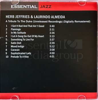 CD Laurindo Almeida: A Tribute To The Duke (Unreleased Recordings)
