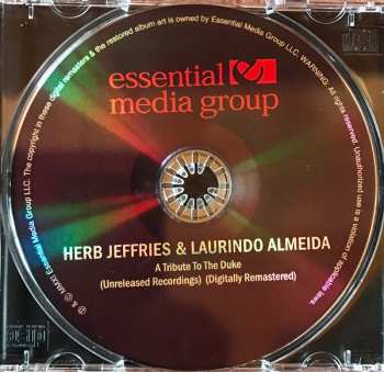 CD Laurindo Almeida: A Tribute To The Duke (Unreleased Recordings)