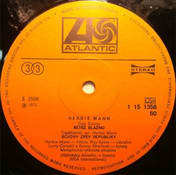 LP Herbie Mann: Memphis Underground