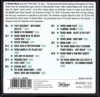 10CD/Dobozkészlet Herbie Mann: Milestones Of A Legend - The Best 1954-1962