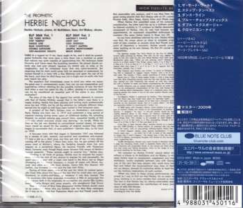 CD Herbie Nichols: The Prophetic Herbie Nichols Vol.1 LTD